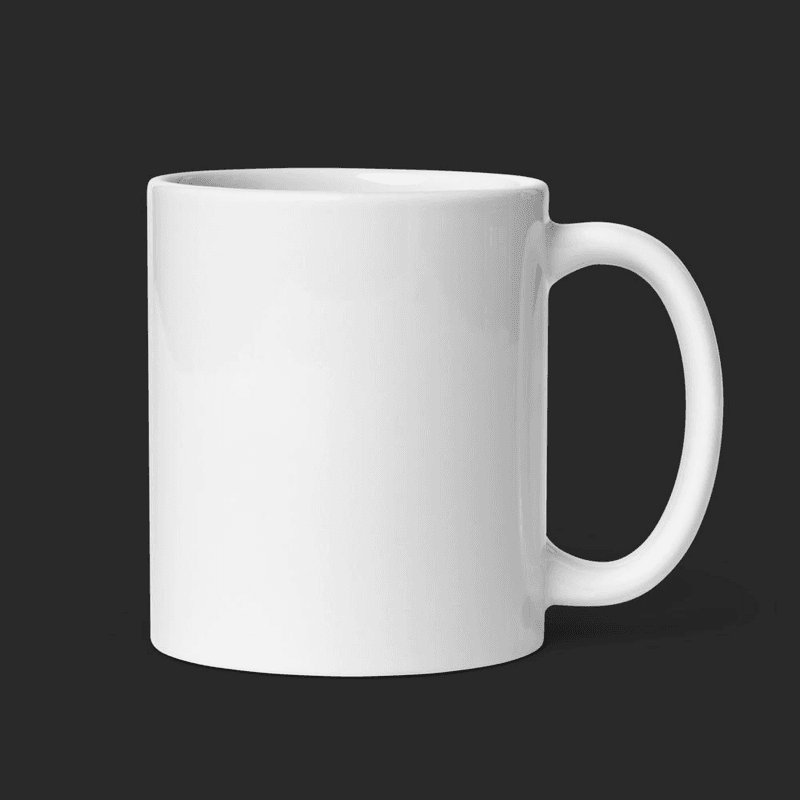 White Glossy Mug